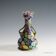 Multicoloured millefiori murrine vase by Fratelli Toso, Murano, early 20th century.