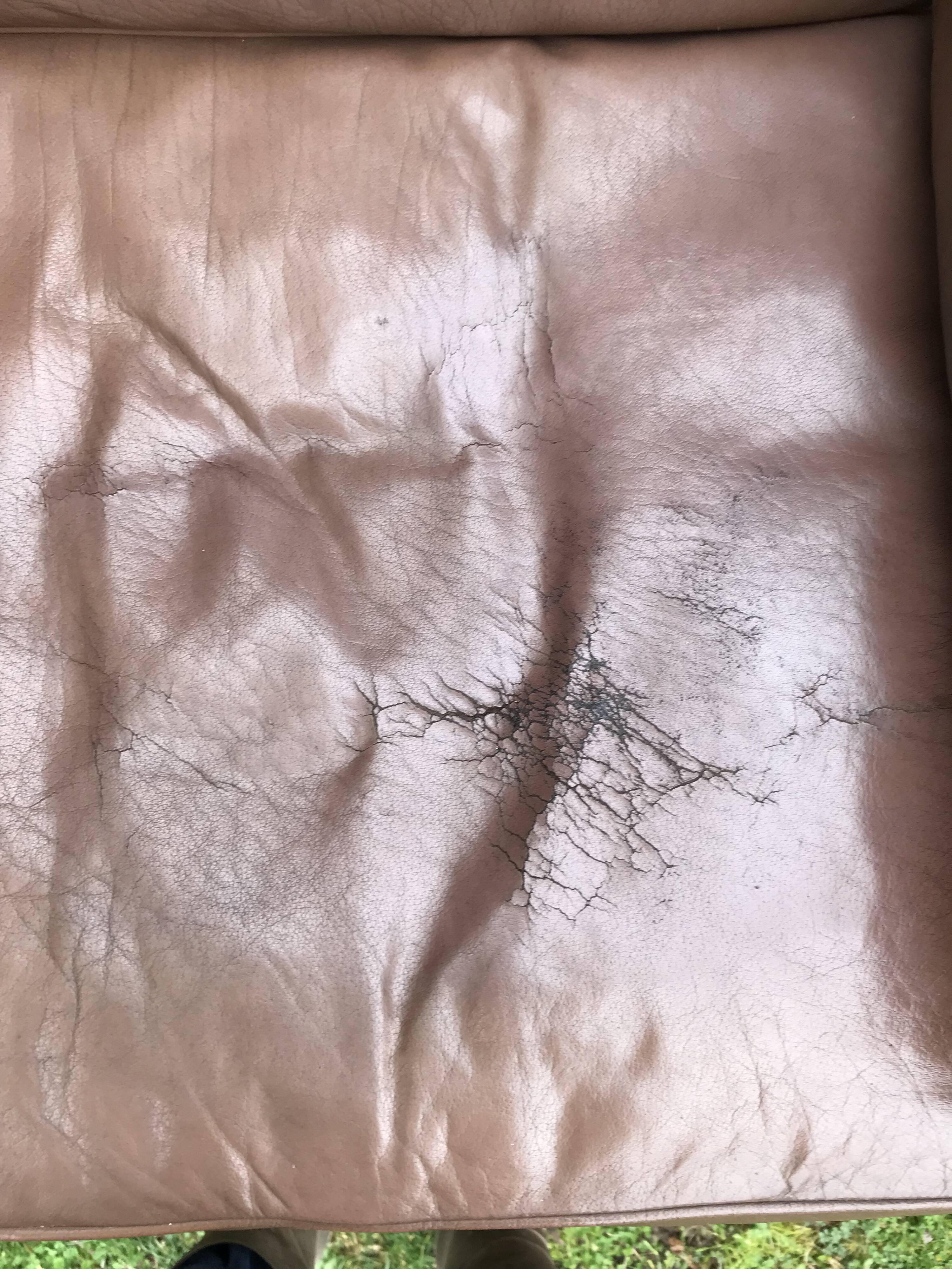 Borge Mogensen 2-seater leather sofa 2192