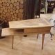 Petit meuble en bois tripode, design 1950