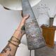 Lampe de table céramique bleue style 1950