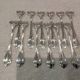 12 silver-plated oyster forks, SFAM silversmith, art deco printania