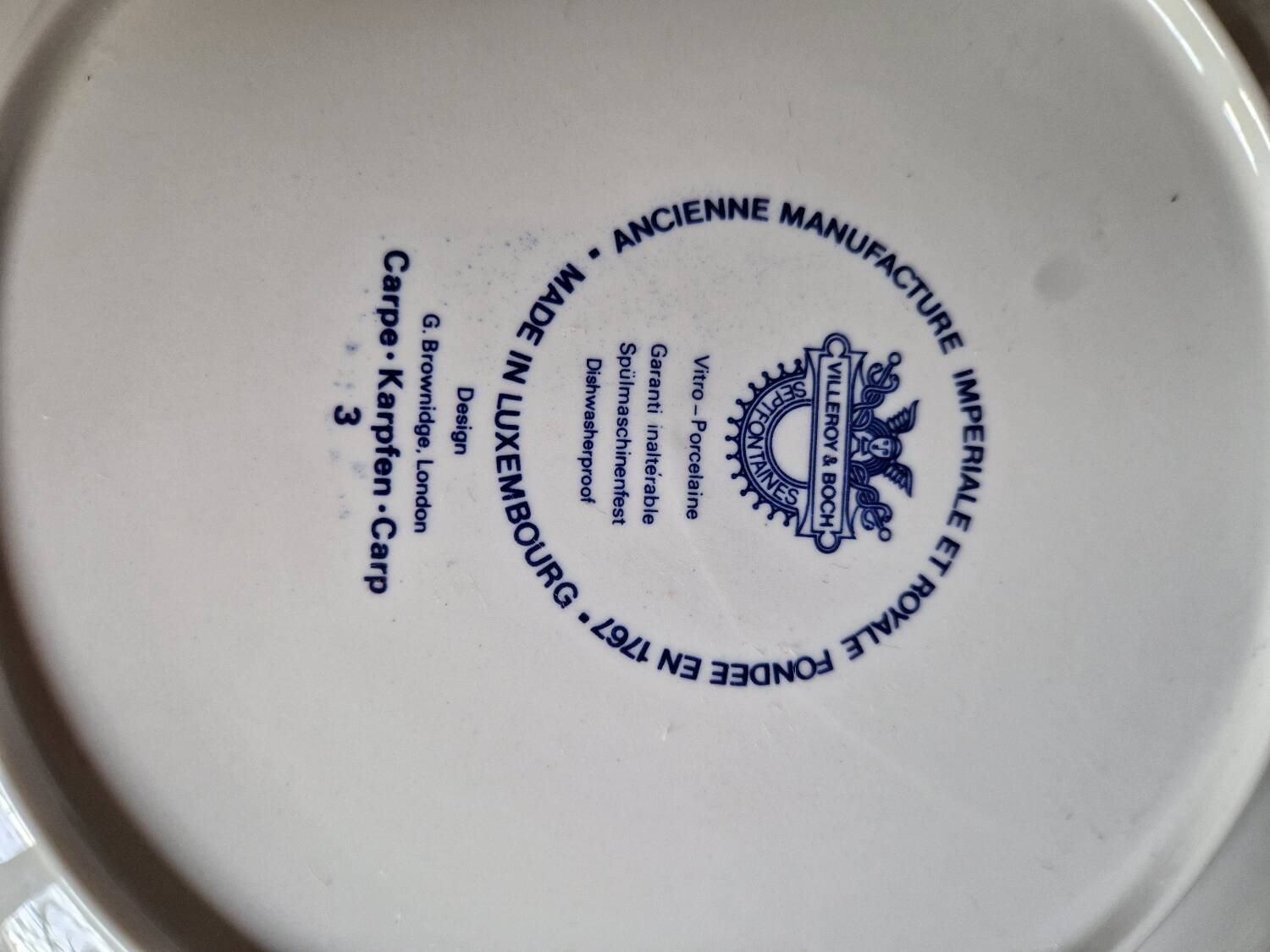 Villeroy and Boch fish service