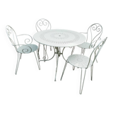 Green garden furniture