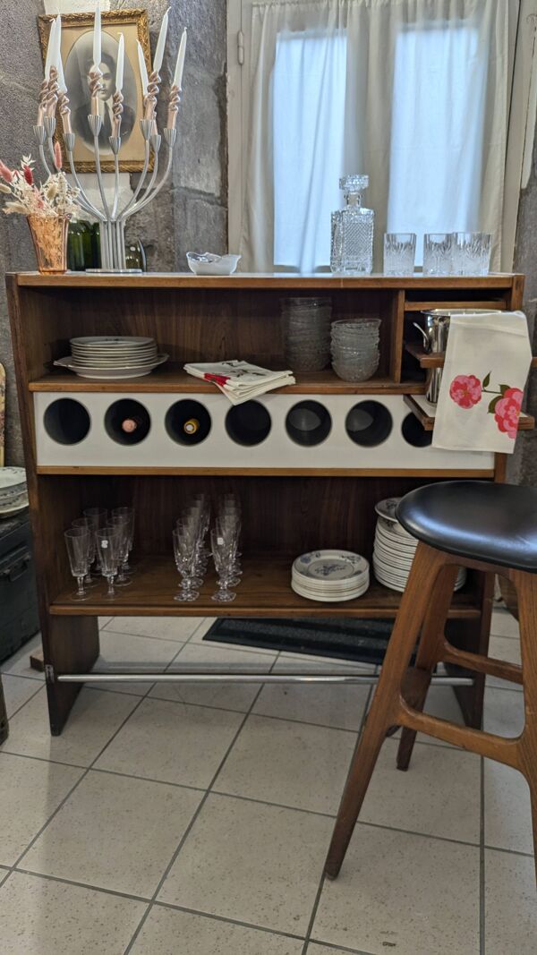 Bar Scandinave en Teck de Poul Heltborg Éditeur Heltborg Møbler 1960