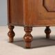 Antique walnut bedside table with drawer, Italy, 19th century.