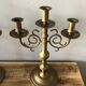 Duo de chandeliers en laiton