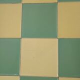 Mini coffee table or tray from the 1950s in two-tone ceramic.