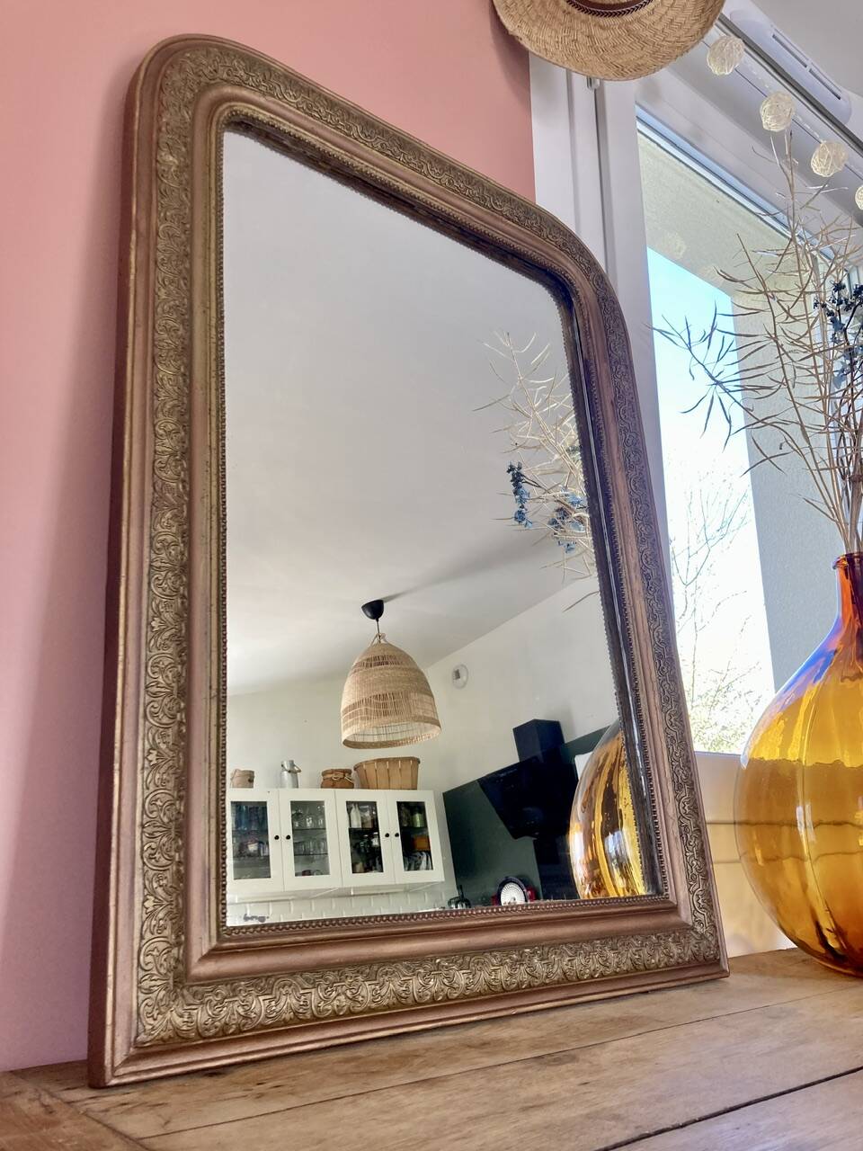 Restored old mirror