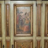 Vintage Italian oak wardrobe