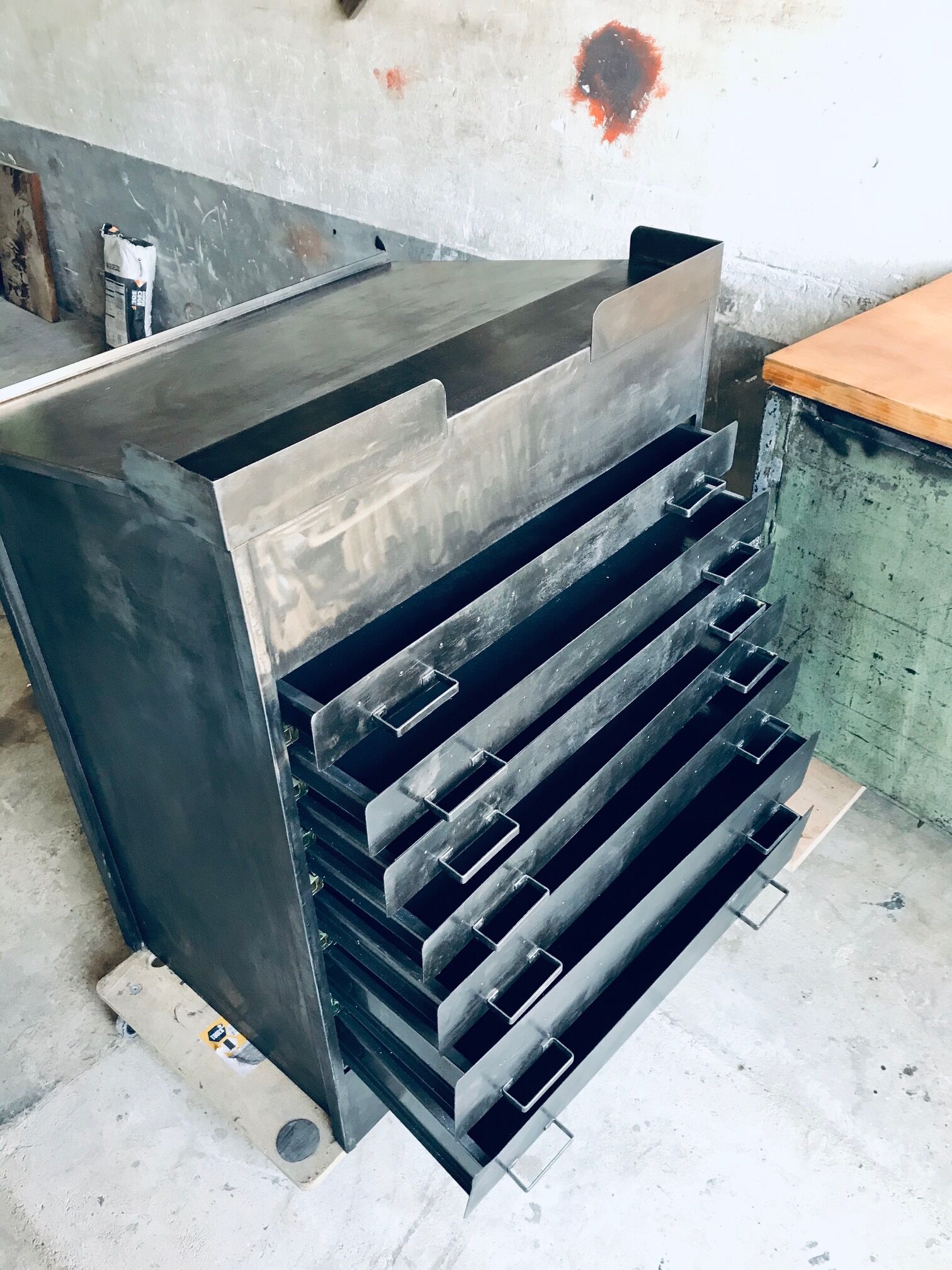 Furniture with plans and desk