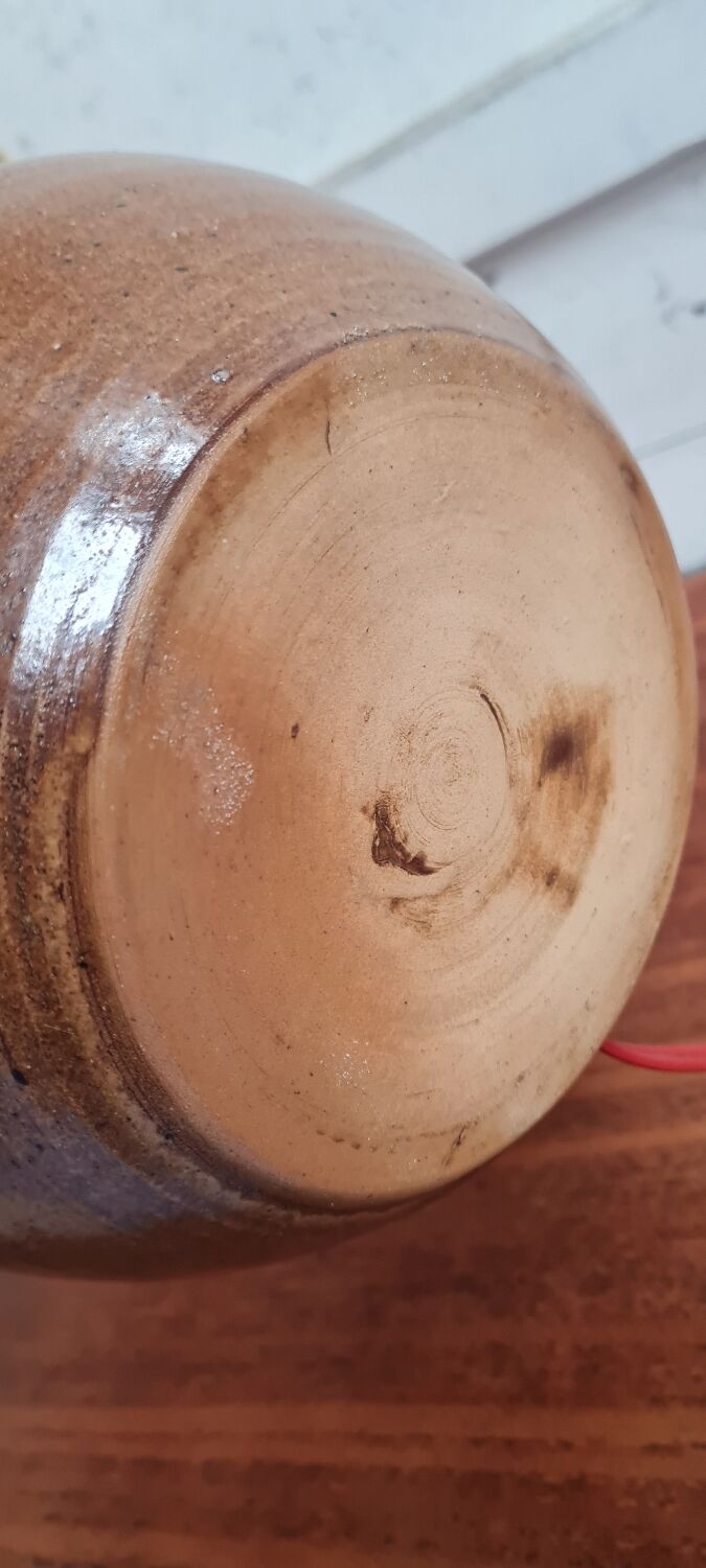 Lampe en grès circa 1950