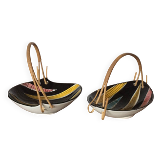 Schramberg. set of 2 colored ceramic bowls