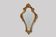 French 20th century baroque style gilded crested mirror