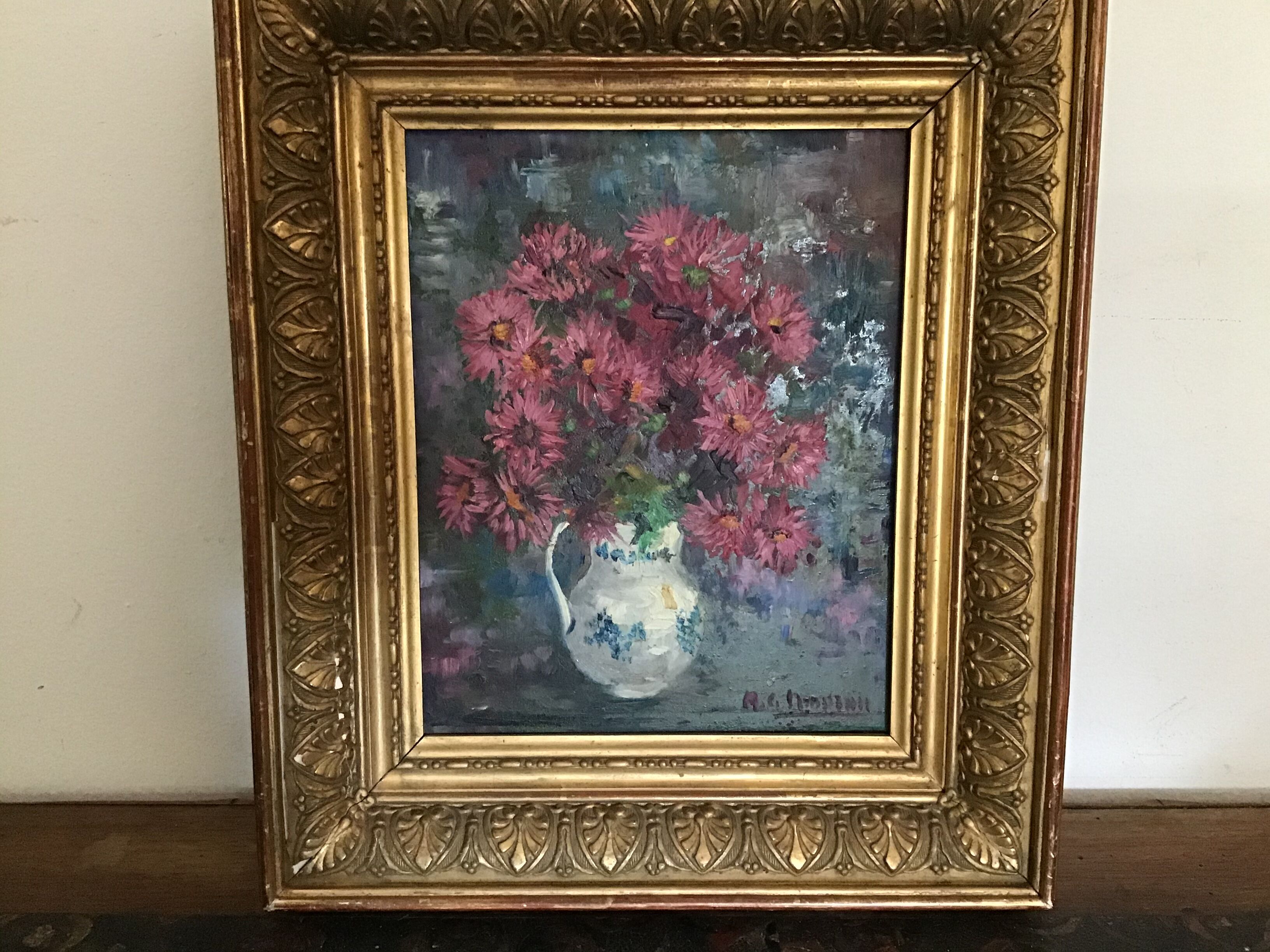 Signed oil painting