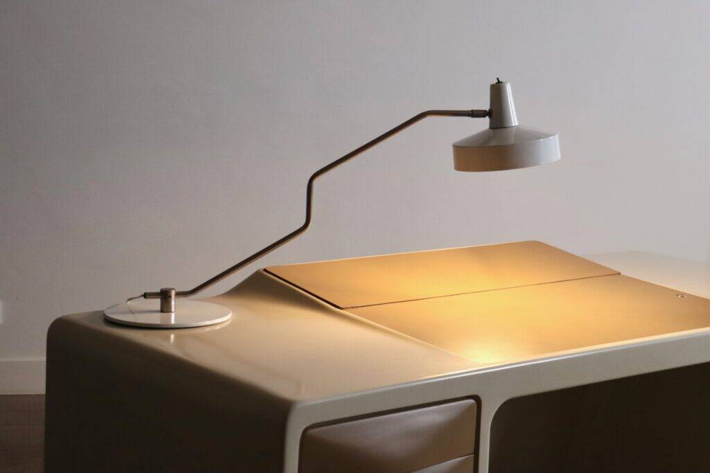 J.J.M. Hoogervorst for Anvia table lamp, Netherlands 1950s.