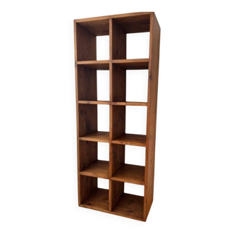 Grande bibliothèque / Etagere en bois massif