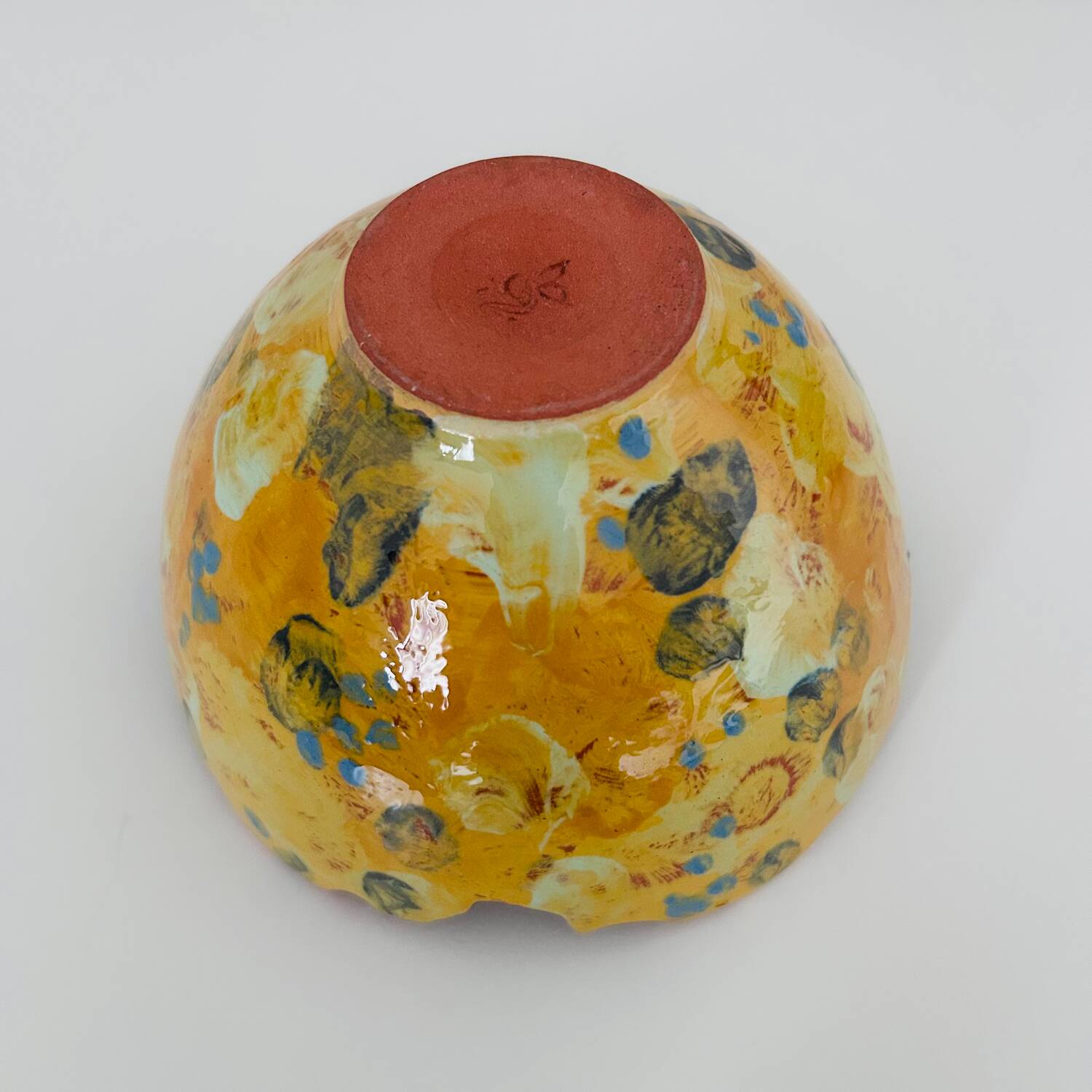 Artist's signed bowl