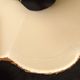 Vintage bell-shaped lampshade with scalloped edges