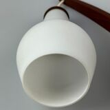 60s 70s lamp teak light wall lamp Uno & Östen Kristiansson for Luxus