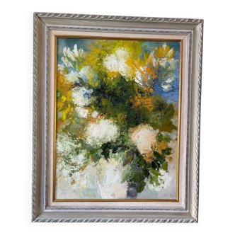 Bouquet of flowers signed Bottini