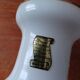 Vase in opaline hand-decorated