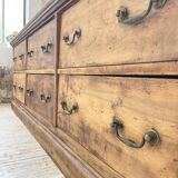 XXL walnut silk loom furniture from the 50s