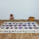 Handmade moroccan berber rug 217 x 117 cm