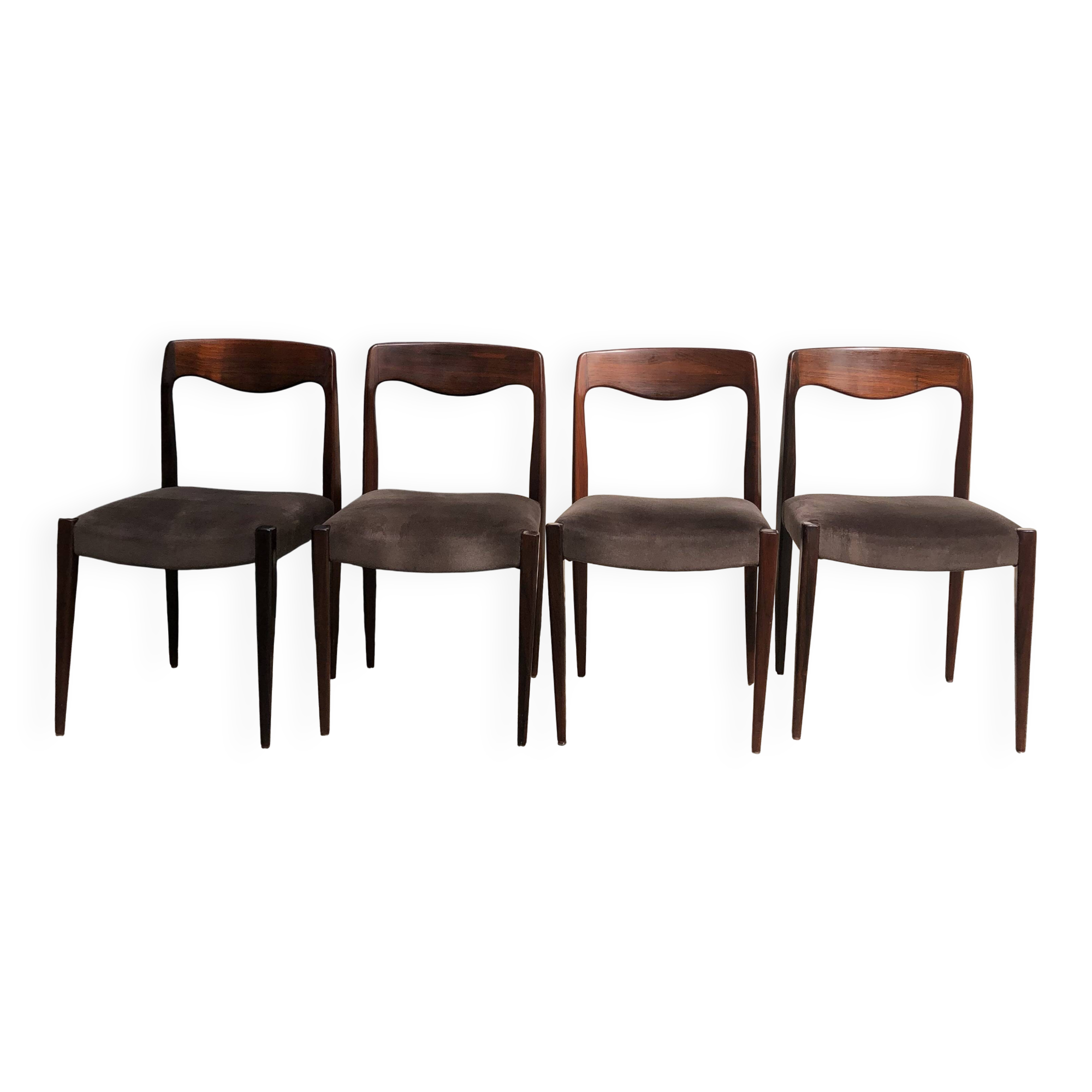 4 Scandinavian chairs from the 60s