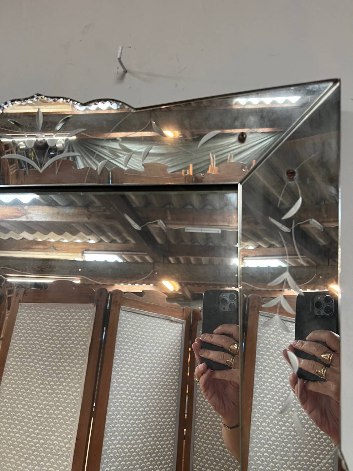 Antique Venetian Mirror