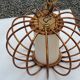 70s rattan pendant light
