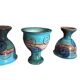 3 handmade cups, handmade decor