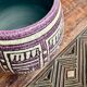Italian ceramic vase – geometric decoration 1960s/70s