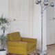 Space age floor lamp, 5 articulated arms chrome spring, 70s-80s