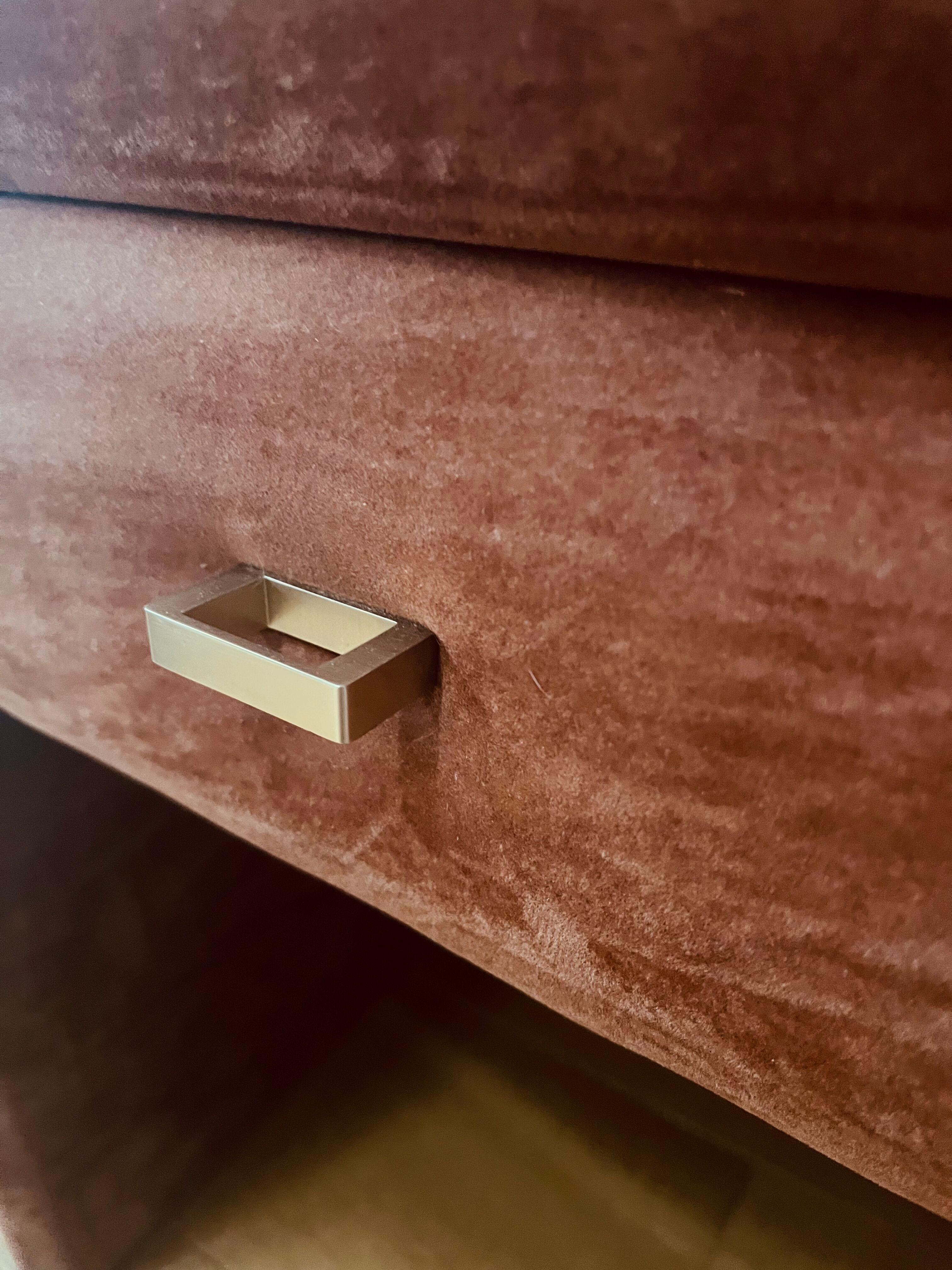 Velvet dressing table from the 70s