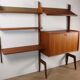 Modular Scandinavian wall library – Blindheim Møbelfabrik – 1960