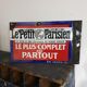 Plaque émaillée Le Petit Parisien