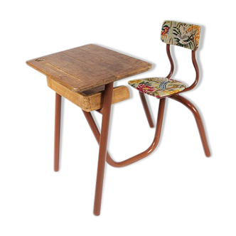 Bureau d'écolier vintage 60's