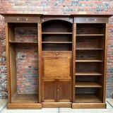 Large Notary's Furniture Early 20th Century in Mahogany