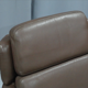 Leather ottoman chair, 1970