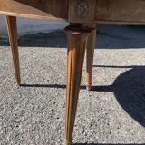 Oval oak dining table