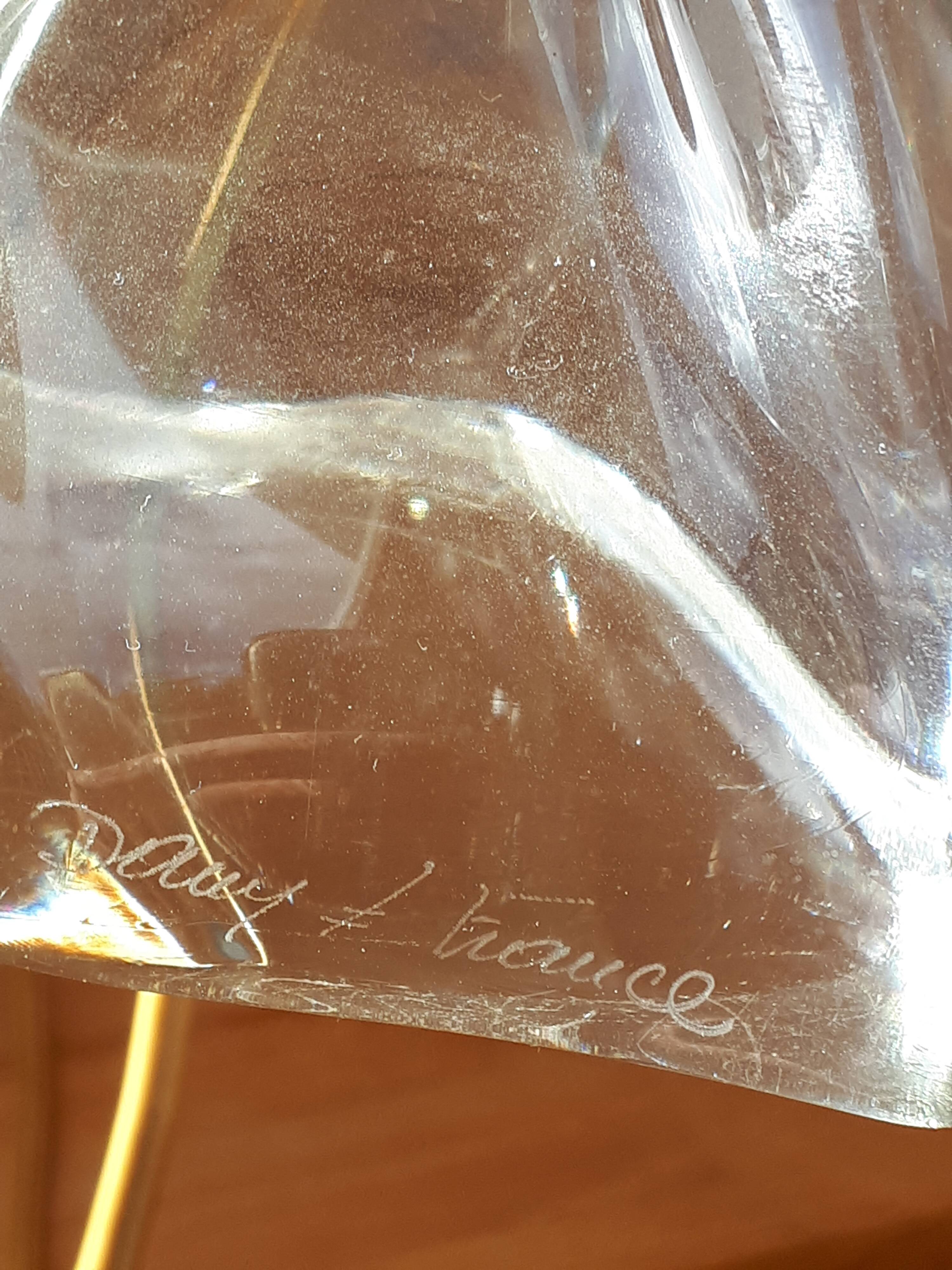 Lampe cristal de Daum