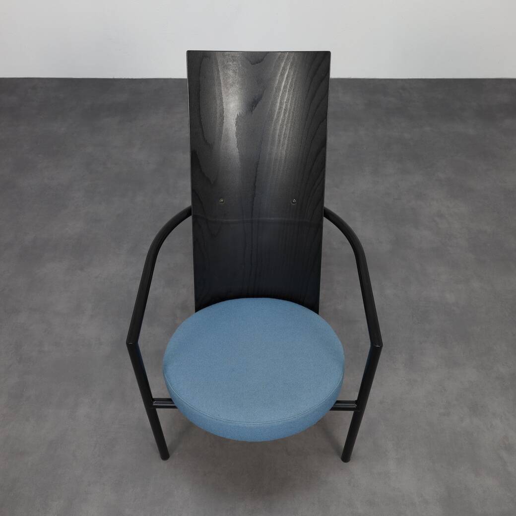 Paire de fauteuils postmodernes, années 1980