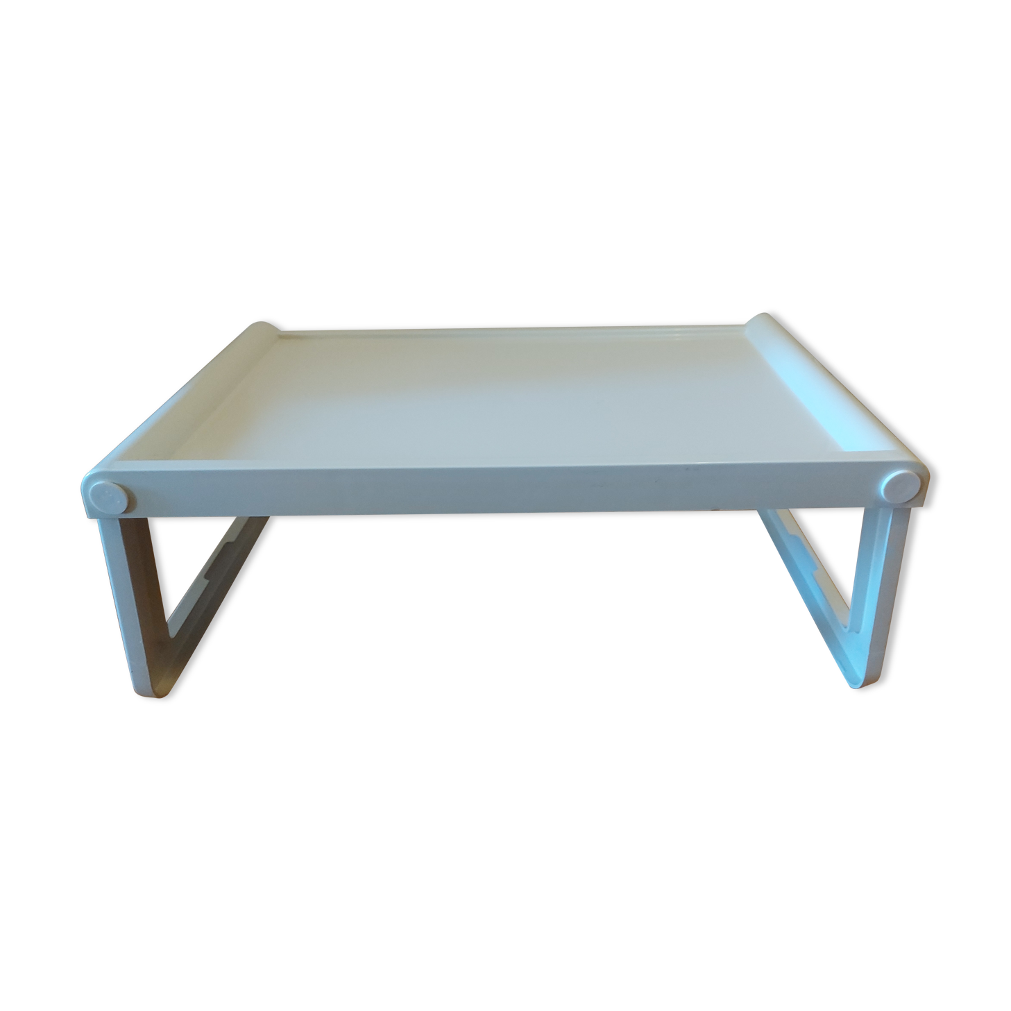 Vintage Guzzini bed tray, design Luigi Massoni