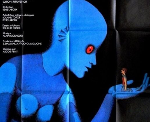 Original cinema poster 1973 wild planet roland topor vintage 120x160