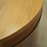 Oak desk, Italian design, 1970s, production: Italy