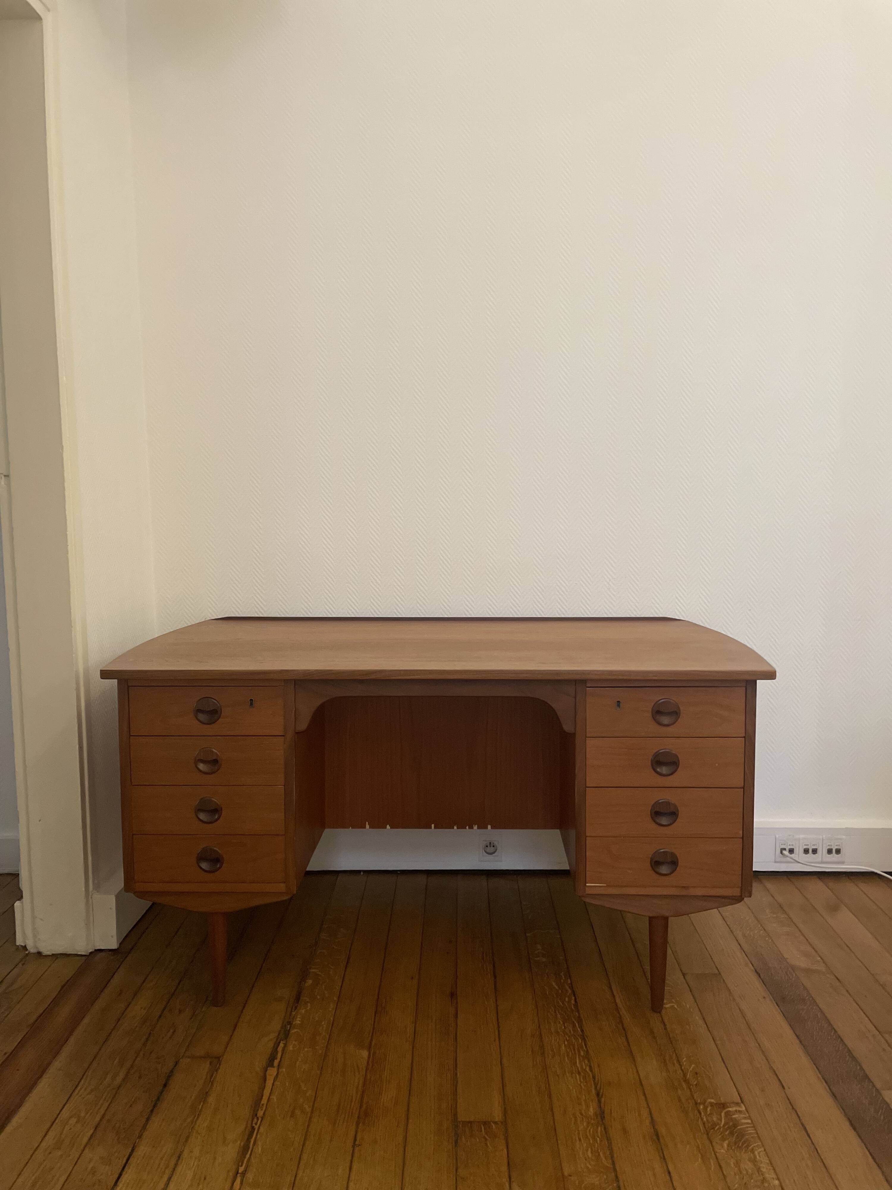 Vintage teak desk