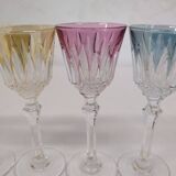 Verres à liqueur colorées