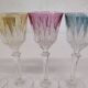 Verres à liqueur colorées