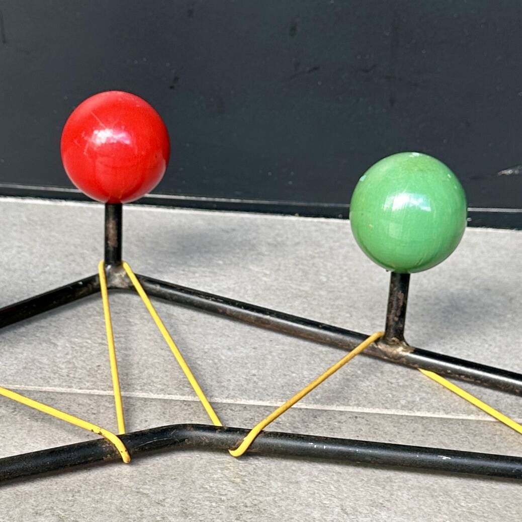 Vintage wall coat rack 1950s - Roger Feraud