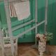 Ancien porte-serviettes de bain